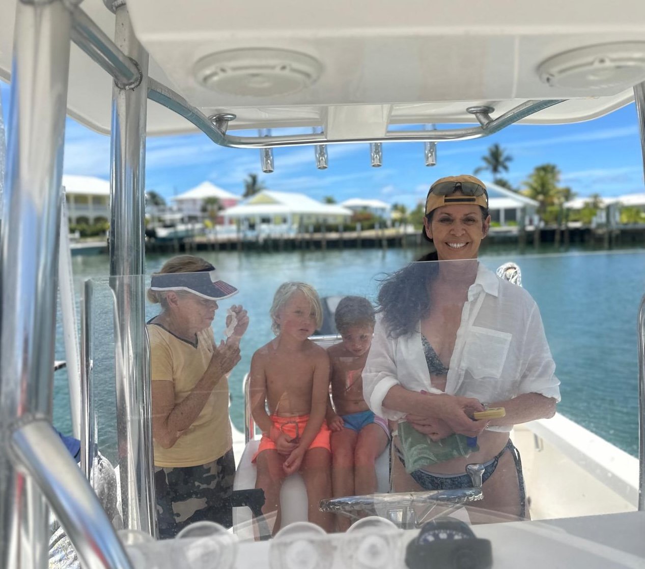 Out on the water with family