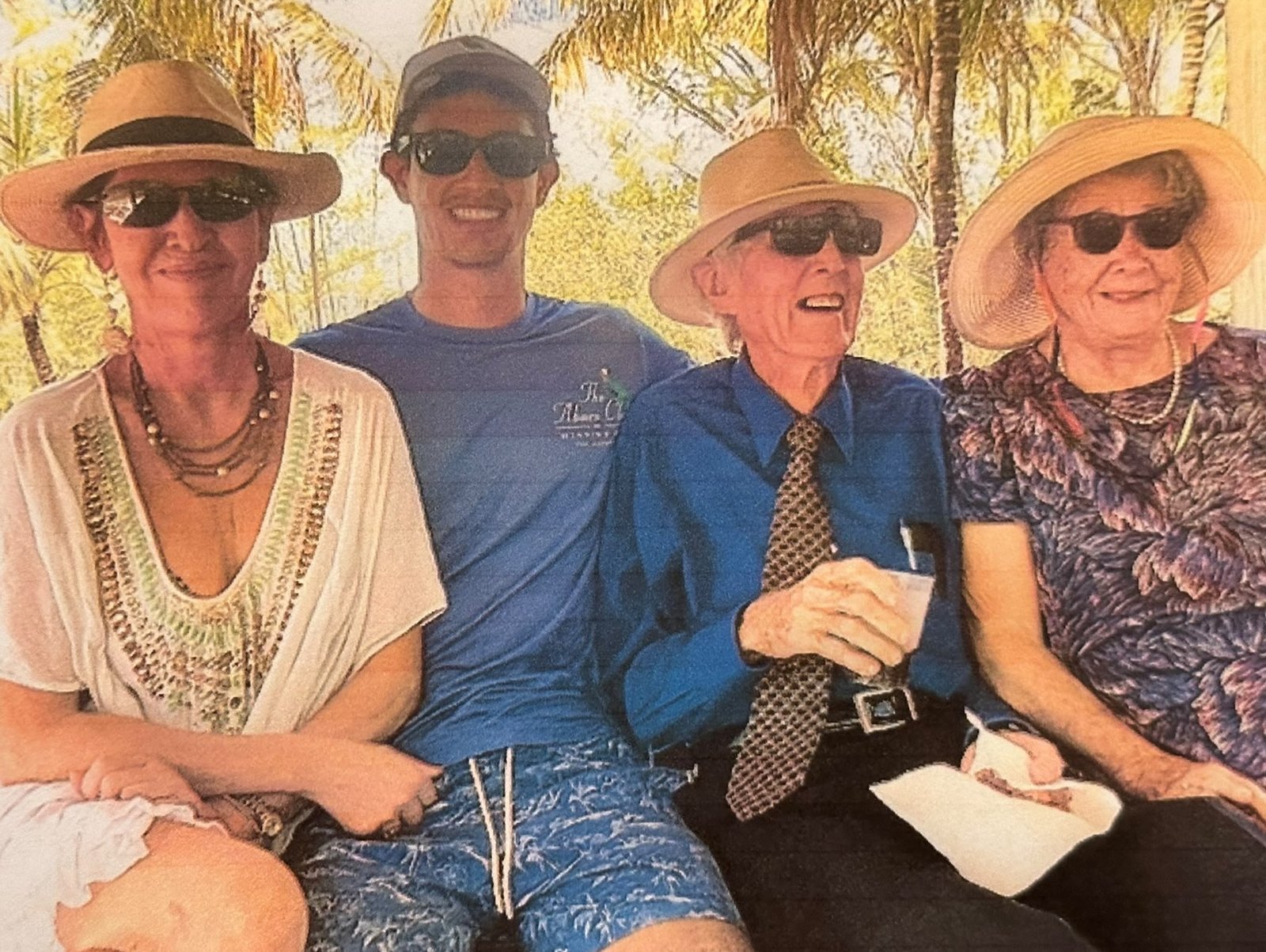 Family gathered at Cherokee Sound's Long Dock